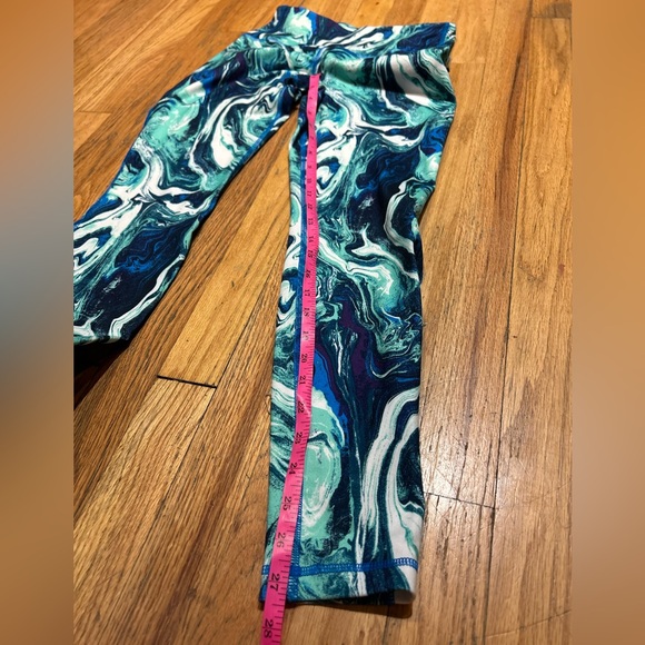 Patagonia Women Centered Leggings Tights Blue Sz S - Picture 5 of 7